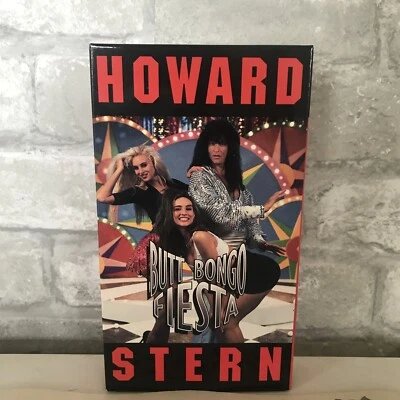 VINTAGE Howard Stern Butt Bongo Fiesta 1992 VHS Infinity  - Image 1 of 3
