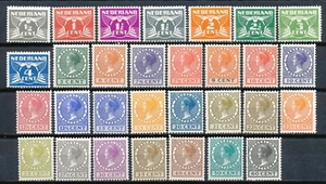 NEDERLAND 1926-39 ONGEBRUIKT -SERIE DUIF EN VETH 1c. t/m 60c + ROLT. ½c.t/m 50c - Imagen 1 de 2