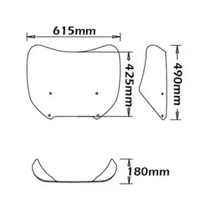 Cristal aislante transparente BMW K1200LT 1999-2003 - Imagen 1 de 5