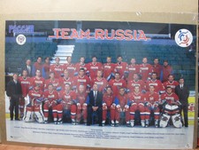 Vintage World cup 1996 team Russia Hockey poster 12926
