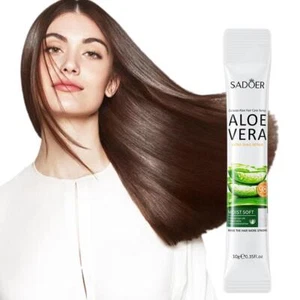 Formula senza silicone riparazione aloe vera maschera capelli riparazione profonda capelli V9H7 W8T1 M3M4 - Foto 1 di 14