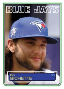 2022 TOPPS TBT 1983 FOOTBALL SET 3 CARD TORONTO BLUE JAYS BO BICHETTE #7 - Picture 1 of 2