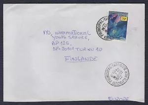 DJIBOUTI 1992, Fishes, Cover to Finland, Sc 705B, Michel B535, Yv 663B, SG 1049b - Imagen 1 de 2