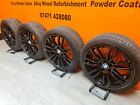 Genuine BMW 3/4 Series 19" 403M  Alloy wheels gloss black Immaculate condition 