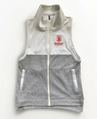 Bradley Braves Under Armour Full Zip Vest Active Training Cold Gear Women M New - Image 1 of 4