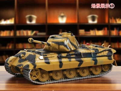 Terebo WWII German Panzerkampfwagen VI Tiger II Tank 1/32 Diecast Model - Image 1 of 4