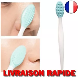 1Pc Face Cleaning Brush Nose Exfoliator Blackhead Cleaner Scrub Massager - Picture 1 of 10