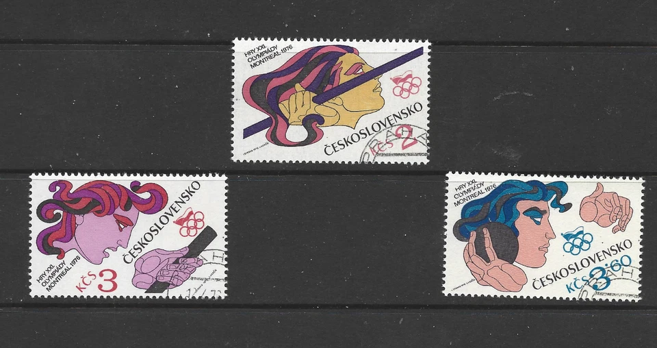 CHECOSLOVAQUIA - Juegos Olímpicos 1976 - Montreal, Canadá - JUEGO USADO Foto 1 de 1