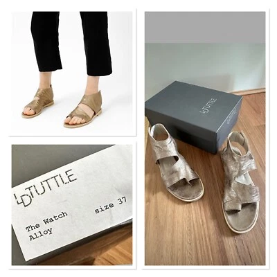 L D TUTTLE Sandalia Piel Cordero Cuero - Nueva en Caja Talla 37 Foto 1 de 4