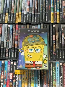 Bob Esponja Pantalones Cuadrados Batalla Bikini Fondo Estuche + Obra de Arte SOLO Gamecube SIN JUEGO - Imagen 1 de 2