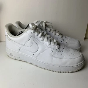 Nike Air Force One 1 Low Top Triple White 315122-111 Size 13 Classic Used 5H - Picture 1 of 7