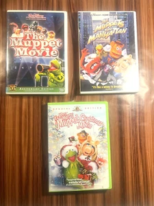 The Muppets 3 DVD Lot Muppets Movie Take Manhattan Very Merry Muppet Christmas - Picture 1 of 9