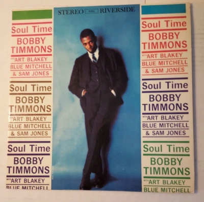 JAZZ LP Bobby Timmons "Soul Time" Riverside Stereo (Black Label)  RS 9334 - Image 1 of 4