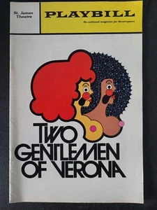 DUE GENTILUOMINI DI VERONA PLAYBILL MAGAZINE Vol 9 Febbraio 1972 Numero #2 VINTAGE - Foto 1 di 2