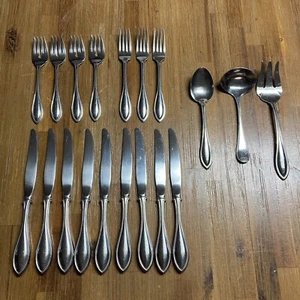 Oneida ARBOR AMERICAN HARMONY Utensili da servizio perline in acciaio inox LOTTO 18 - Foto 1 di 13