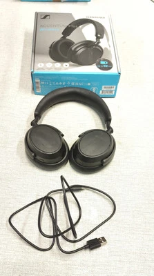 Sennheiser Accentum Plus headphones wireless Bluetooth audio ANC over-ear black - Image 1 of 4