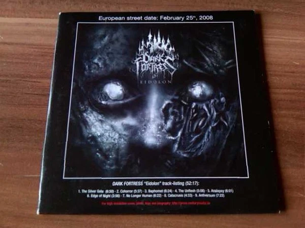 Dark Fortress Eidolon CD Album Promo Car 008 - Bild 1 von 3