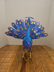 Peacock Statue Garden Decor Metal Peacock Yard Art Lawn Decor Outdoor`sculpture. - Picture 1 of 13
