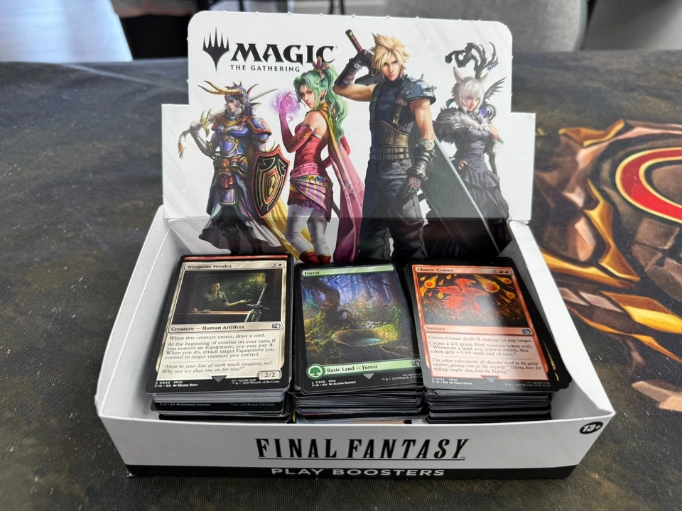 MTG FINAL FANTASY Play Booster Box a granel: Commons, Uncommons, Lands, FOILs Foto 1 de 1