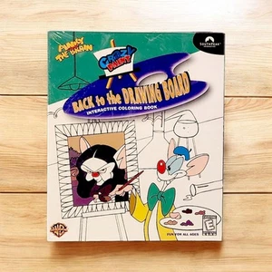 Nuevo de Lote Antiguo Pinky & The Brain 98 Back to the Drawing Board Libro Interactivo para Colorear PC - Imagen 1 de 8