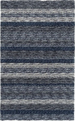 Alfombra a rayas 8x10 Dalyn azul en capas filas bandas líneas JP1 - abril 8' x 10' Foto 1 de 2