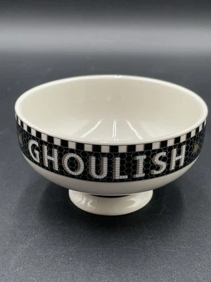 Anthropologie Bistro Azulejo Nuez Cuenco Delicias Macabras Murciélago Edición Halloween Nuevo Foto 1 de 4