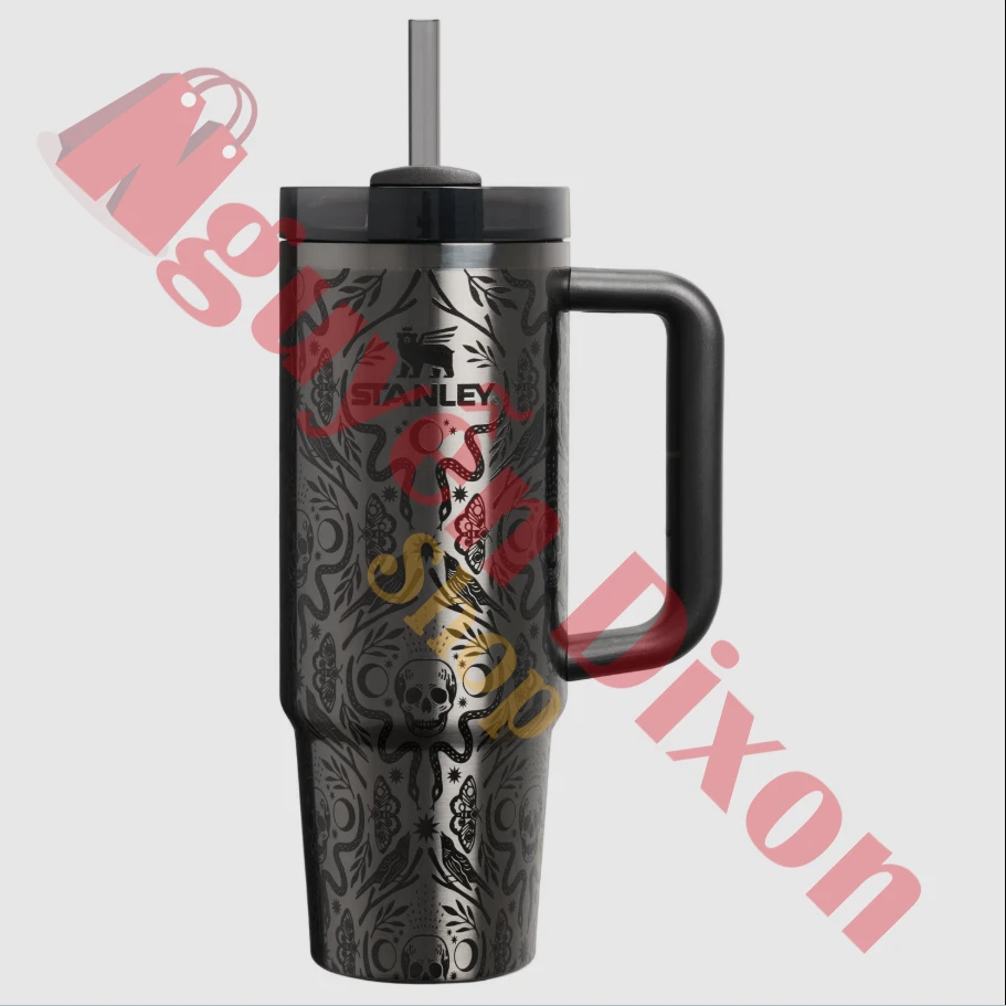 Vaso Stanley THE HALLOWEEN Quencher H2.0 Flowstate | 30 OZ | Damasco mortal Foto 1 de 1