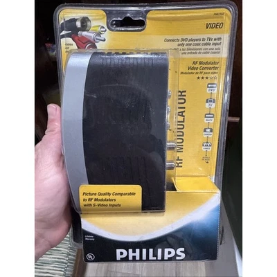 Philips PH61159 RF Modulator Converter Connector for DVD Players Game Consoles - Image 1 of 3