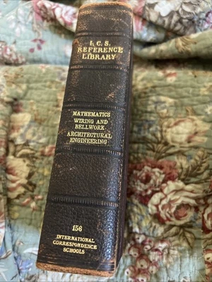 1909 I.C.S. Mathematics Wiring Bellwork Architectural Engineering Beam Truss - Image 1 of 4
