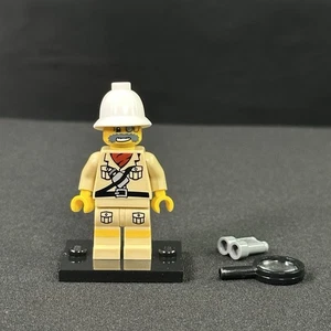 LEGO Minifigure CMF Series 2 -2010 - Explorer col023 Complete Set 8684 Mini Fig - Picture 1 of 12