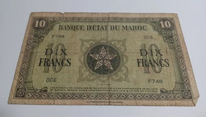 Morocco, 10 Francs, 1943, P-25, Banknote JBPM - Picture 1 of 3