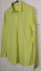 CREWCUTS JCREW lime Green Gingham Check Cotton Shirt. Girls 14 NWT - Picture 1 of 5