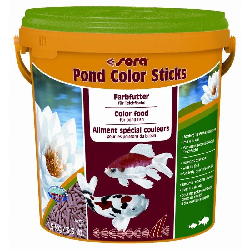 sera Pond Color Sticks | 10 l Granulatfutter - Bild 1 von 1