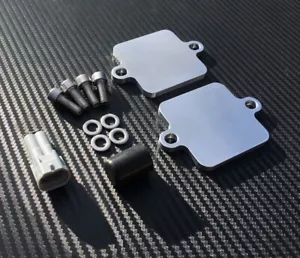 Kawasaki Z750 Z800 Z900 Z900RS Z1000 SMOG Block Off Plates PAIR Valve AIS Kit - Picture 1 of 4