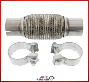 Soft Flexrohr für Abgasanlage 250 x 60 mm inkl. Anschlussrohr + Schellen - Bild 1 von 1