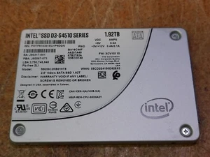 Intel SSDSC2KB019T8 D3-S4510 Series 1.92TB 2.5" 6Gb/s SATA Solid State Drive - Bild 1 von 1