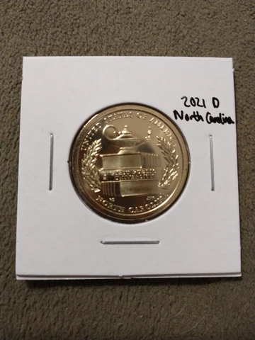 2021 D North Carolina American Innovation Dollar (BU) Cover