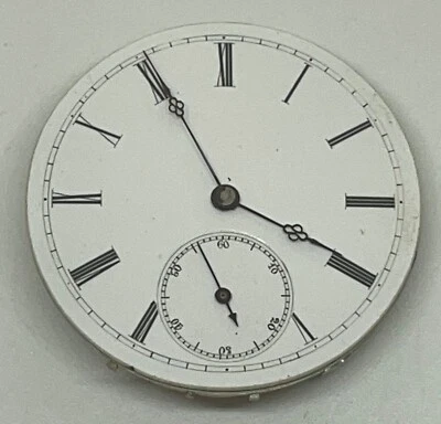 SWISS POCKET WATCH MOVEMENT Circa 1860-1870's Runs - Image 1 of 4