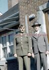 1940s Soldier back from WWII 35mm Slide dd393