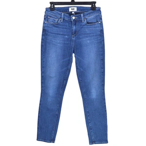 Paige Jeans Women Size 27 Blue Verdugo Ankle Skinny Stretch Mid Rise Denim Pants - Picture 1 of 12