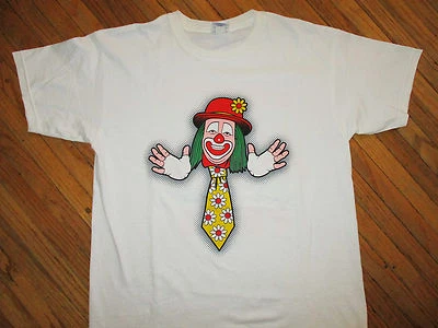 SHRINE CIRCUS CLOWN OF YEAR T SHIRT I Voted vtg Coulrophobia Youth XL/Adult Med - Image 1 of 3