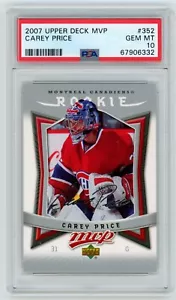 2007-08 MVP #352 CAREY PRICE RC Redemption PSA 10 Gem Mint Canadiens Future HOF - Picture 1 of 2