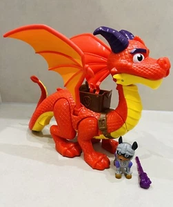 Paw Patrol Rescue Knights Funken der Drache mit Kralle Figur & Rakete - Bild 1 von 5