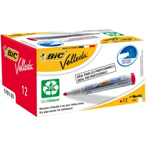BiC Velleda 1701 Weiße Tafel Marker Rot (Packung 12) - Bild 1 von 1