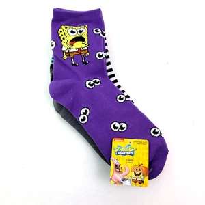 SpongeBob SquarePants Womens Size 4-10 Halloween Graphic Capris Socks 5 Pair Pk - Picture 1 of 4