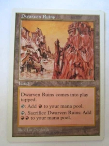 MTG Dwarven Ruins Fifth Edition 5th Light Play!! - Bild 1 von 2