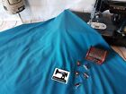 TEAL BLUE cotton lycra fabric 4 way stretch jersey knit fabric 185cm wide