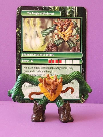 GORMITI Branchtearer The Furious 2" Action Figure w/ Card Playmates Cover