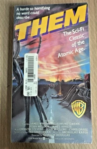 Them (VHS, 1987/1954) Atomic Age Horror Sci-Fi Cult Classic Mutant Ants SEALED - Picture 1 of 4