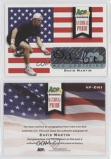 2013 Ace Authentic Grand Slam National Pride David Martin #NP-DM1 Auto